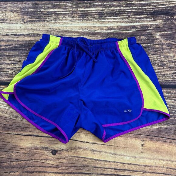 C9 Champion Women's Sport Shorts Size Small Blue Green Purple - Picture 1 of 5